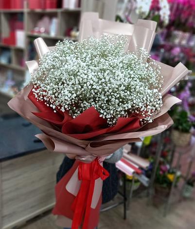 Букет цветов из: Гипсофила в Советском Ханты-Мансийского АО
