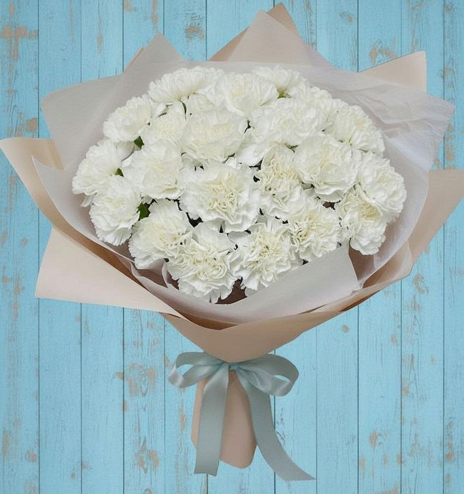 Букет цветов из: Гвоздики в Советском Ханты-Мансийского АО