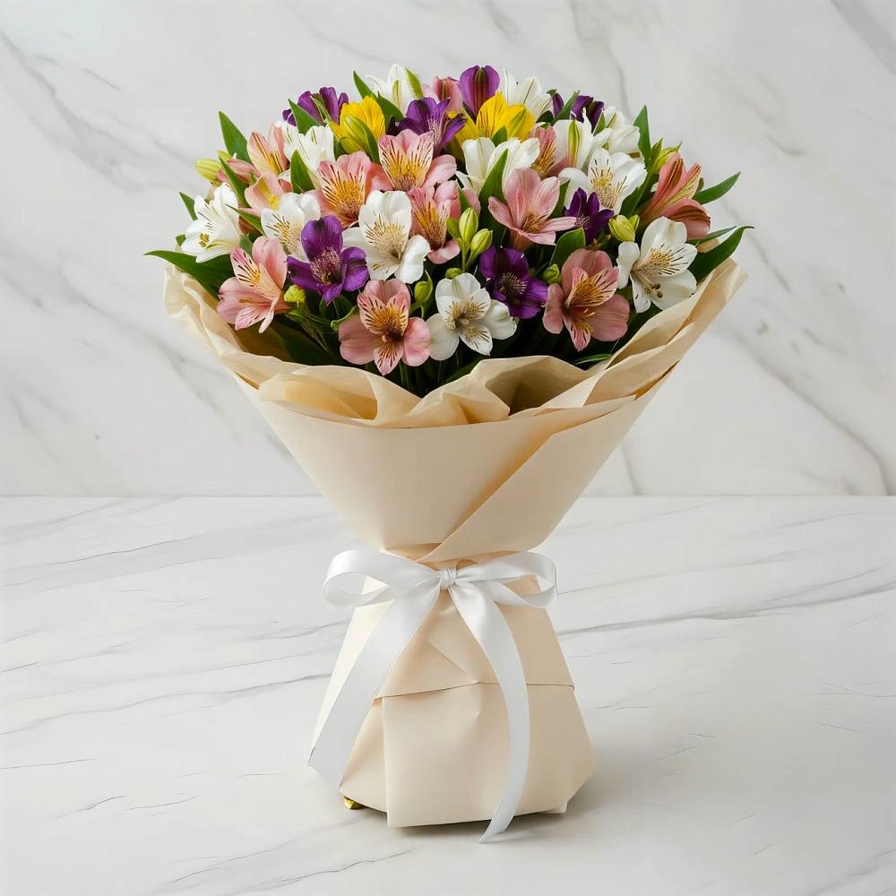 Букет цветов из: Альстромерии в Советском Ханты-Мансийского АО