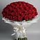 Букет 101 Красная роза Блэк Мэджик в Советском Ханты-Мансийского АО