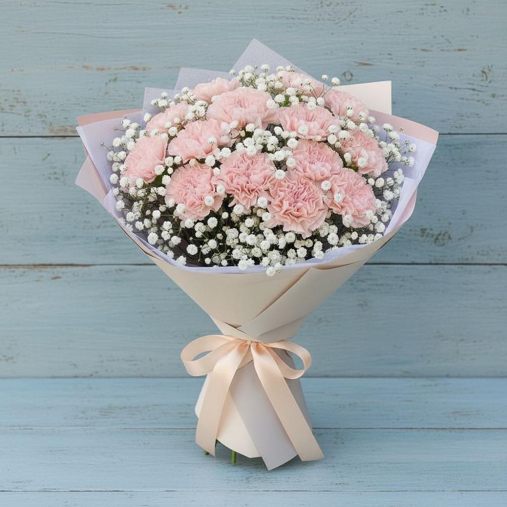 Букет цветов из: Гвоздики в Советском Ханты-Мансийского АО