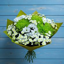 Букет цветов из:  Хризантемы #REPLACE_PRED# Советском Ханты-Мансийского АО