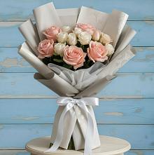 Букет цветов из:  Розы #REPLACE_PRED# Советском Ханты-Мансийского АО