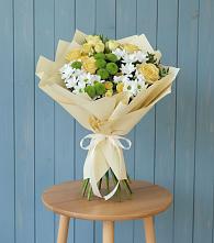 Букет цветов из:  Хризантемы и Розы #REPLACE_PRED# Советском Ханты-Мансийского АО