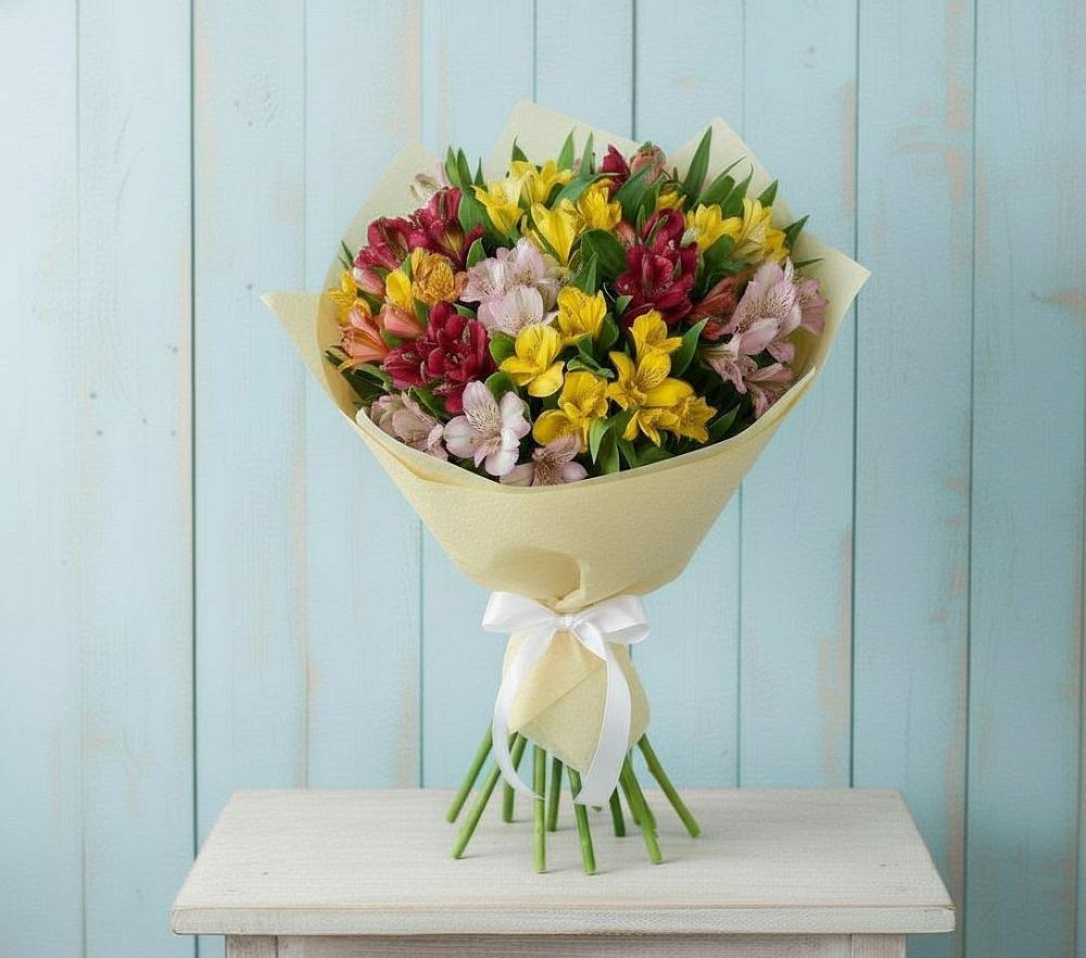 Букет цветов из: Альстромерии в Советском Ханты-Мансийского АО