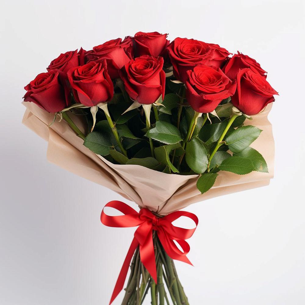 Букет 11 Красных роз Эдлесс Лав в Советском Ханты-Мансийского АО